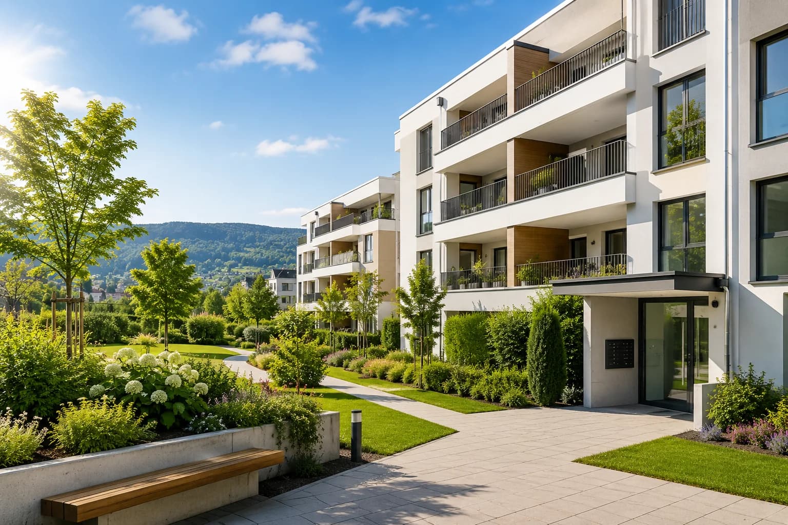 Gepflegtes Schweizer Mehrfamilienhaus oder moderne Wohnanlage im Kanton Zürich